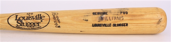 1986 Bernie Williams Rookie Era #51 Louisville Slugger Professional Model Game Used Bat (MEARS A9)