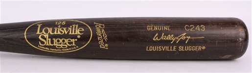 1988 Wally Joyner California Angels Signed Louisville Slugger Professional Model Game Used Bat (MEARS LOA/JSA)