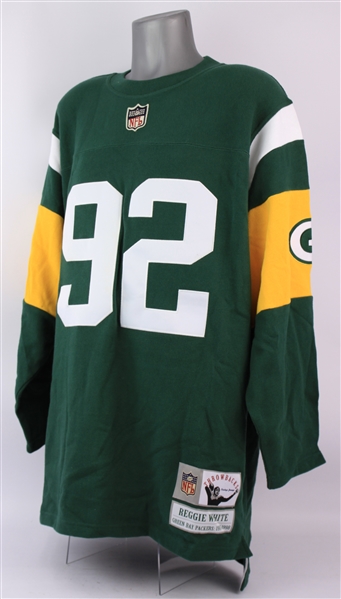 1998 Reggie White Green Bay Packers Reebok Gridirion Classic Throwback Jersey 