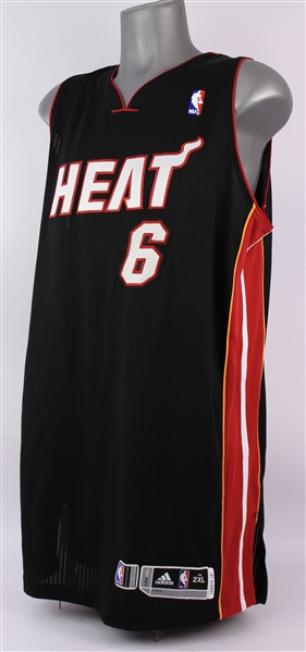 2011-12 LeBron James Miami Heat Road Jersey (MEARS LOA)