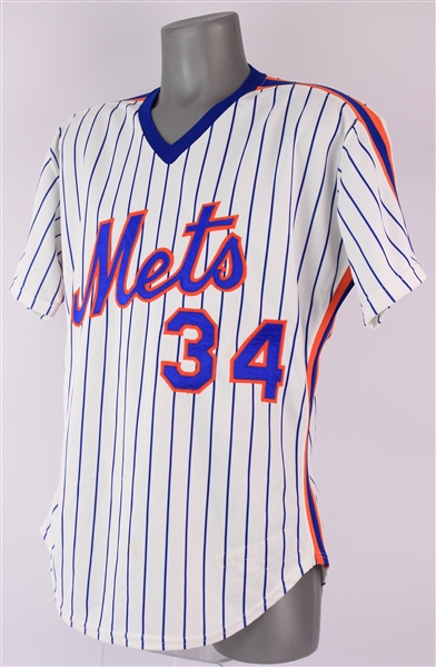 1987 Sam Perlozzo New York Mets Game Worn Home Jersey (MEARS LOA)