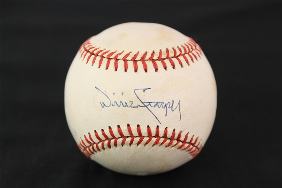 1989-90 Willie Stargell Pittsburgh Pirates Signed ONL White Baseball (JSA)