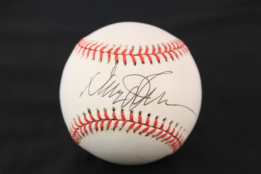 1990s Davey Johnson New York Mets Signed ONJCAA Baseball (JSA)