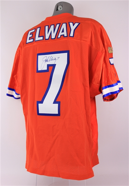1990s John Elway Denver Broncos Signed Jersey (JSA)