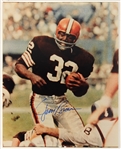 1970s Jim Brown Cleveland Browns Signed 8" x 10" Photo (JSA)