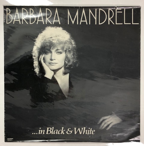 1982 Barbara Mandrell In Black & White 23.5" x 23.5" Poster 