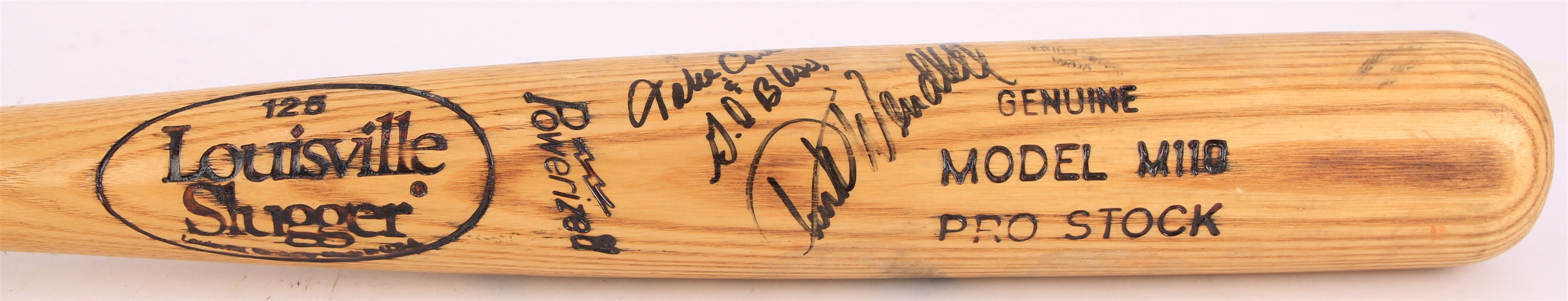 1993-97 Turk Wendell Chicago Cubs Signed Louisville Slugger Pro Stock Bat (MEARS LOA/JSA)