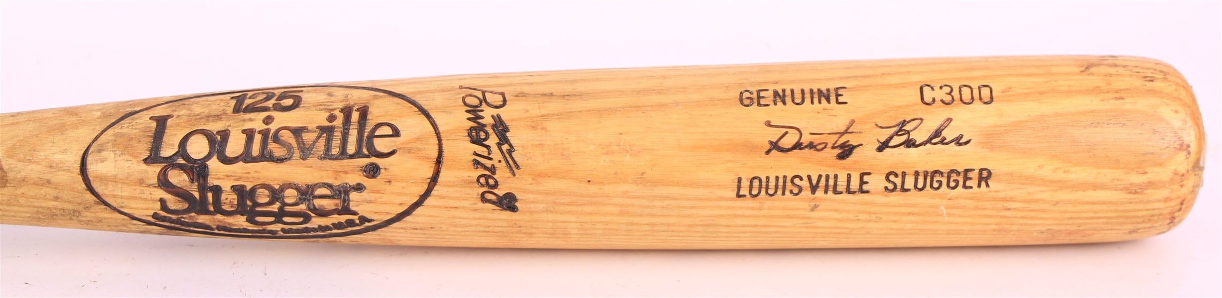 1980-83 Dusty Baker Los Angeles Dodgers Louisville Slugger Professional Model Game Used Bat (MEARS A9)