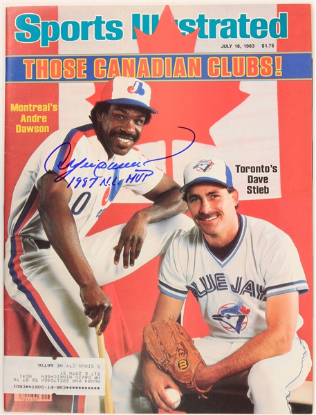 1983 Andre Dawson Montreal Expos Signed Sports Illustrated Magazine (JSA)
