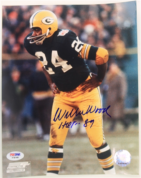 2000s Willie Wood Green Bay Packers Signed 8" x 10" Photo (PSA/DNA)