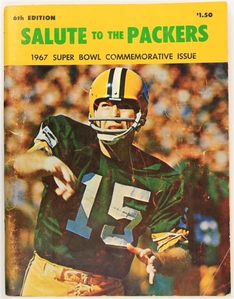 1967 Green Bay Packers Salute To The Packers Super Bowl Commemorative Issue