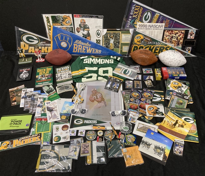 Green Bay Packers Memorabilia Lot (150+)