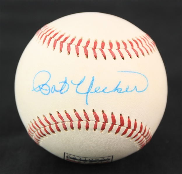 2000s Bob Uecker Milwaukee Brewers Signed National Baseball Hall of Fame Baseball (JSA)