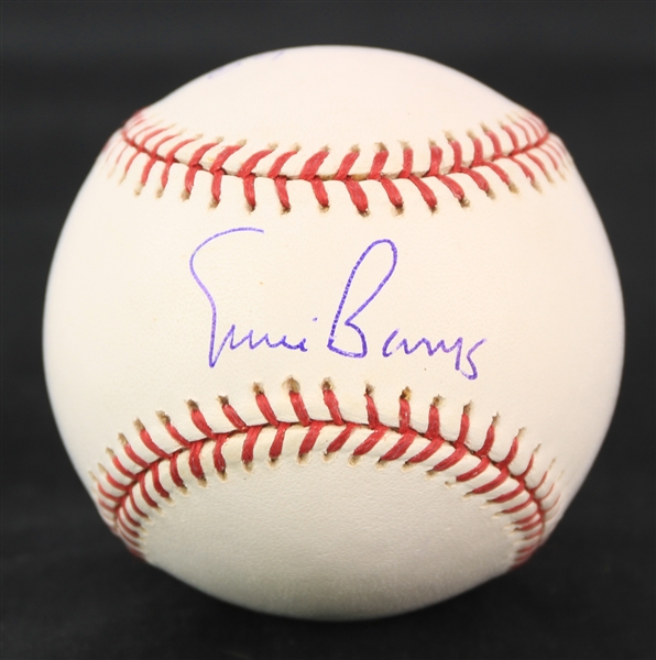 2000s Ernie Banks Chicago Cubs Signed OML Selig Baseball (JSA)