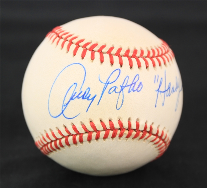 1995-99 Andy Pafko Chicago Cubs Signed ONL Coleman Baseball (JSA)