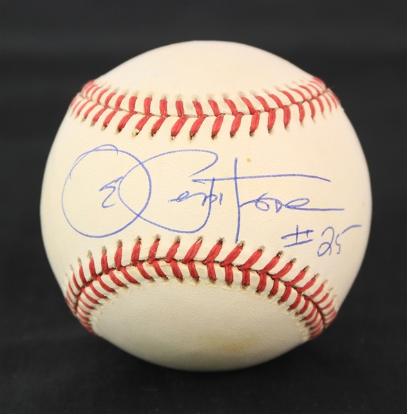 1995-99 Joe Pepitone New York Yankees Signed OAL Budig Baseball (JSA)