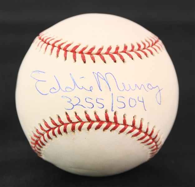 2000s Eddie Murray Baltimore Orioles Signed OML Selig Baseball (JSA)