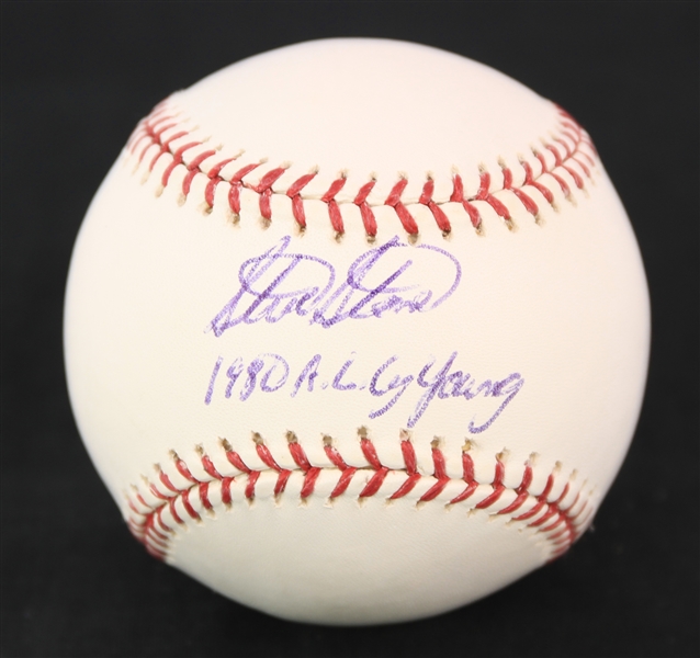 2000s Steve Stone Baltimore Orioles Signed OML Selig Baseball (JSA)