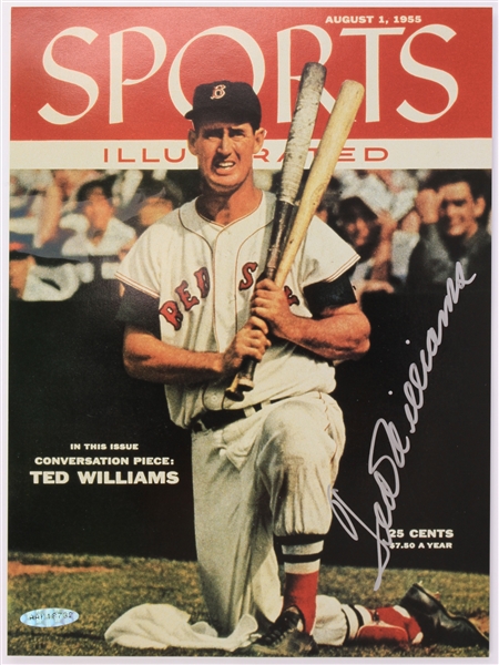 1990s Ted Williams Boston Red Sox Signed 8" x 11" Sports Illustrated Cover Photo (Upper Deck Authentication)