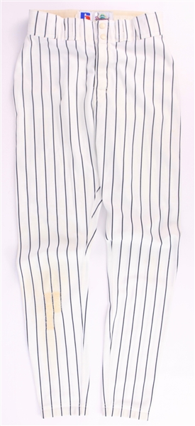1995 Tony Fernandez New York Yankees Game Worn Home Uniform Pants (MEARS LOA/Steiner)