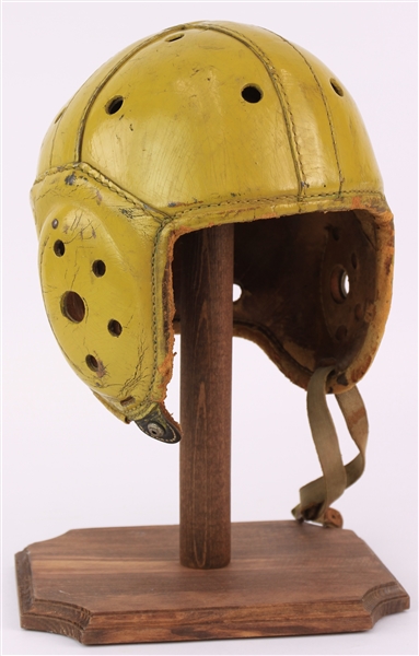1940s Game Worn Football Helmet (MEARS LOA)