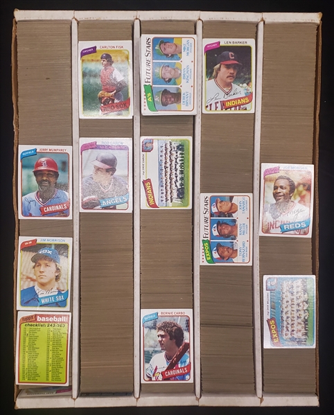1980 Topps Baseball Card Lot (3.800+)