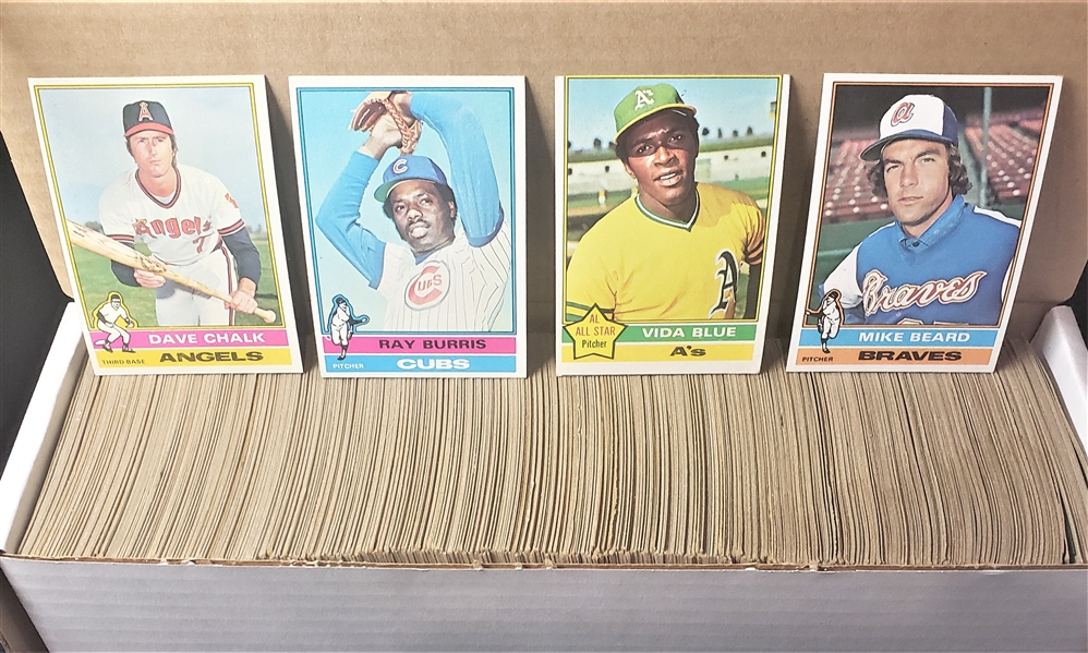 1976 Topps Baseball Lot of 800+