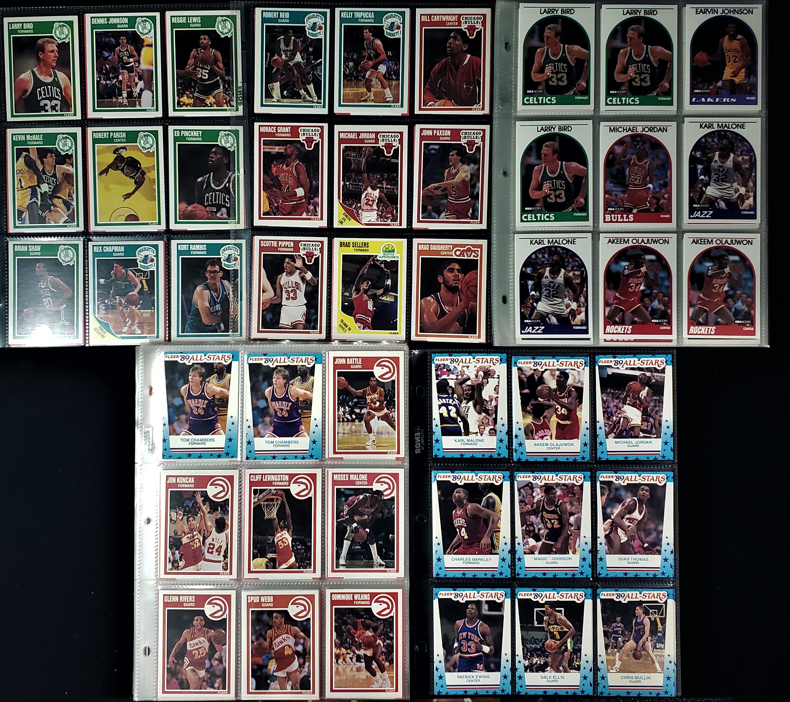 Lot Detail - 1989-1990 Hoops / Fleer Basketball Card Lot (250+)