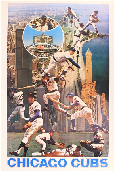 1970s-2000s Chicago Cubs Poster & Lithograph Collection - Lot of 15 w/ 4 Signed Including Fergie Jenkins, Greg Maddux & More