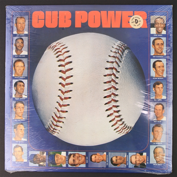 1969 Chicago Cubs Cub Power Sealed Record Album