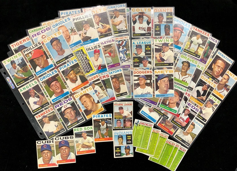 1960-74 Baseball Trading Card Collection - Lot of 350+
