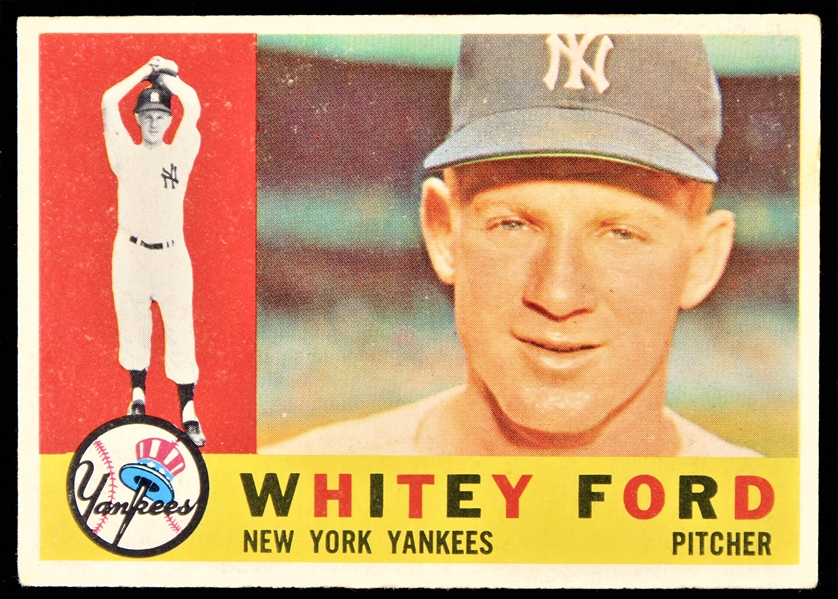 1960 Whitey Ford New York Yankees Topps Baseball Trading Card