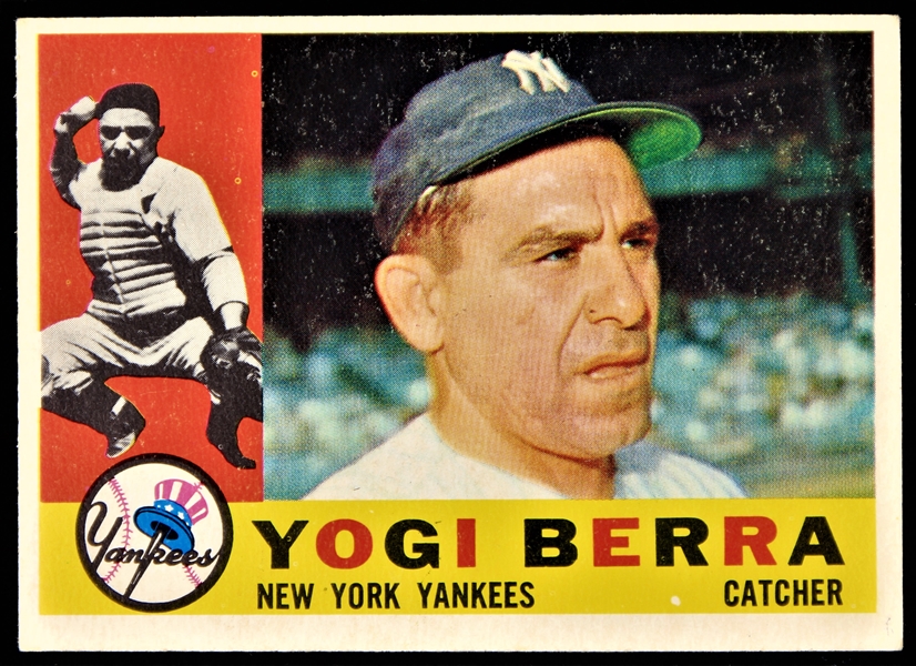 1960 Yogi Berra New York Yankees Topps Baseball Trading Card
