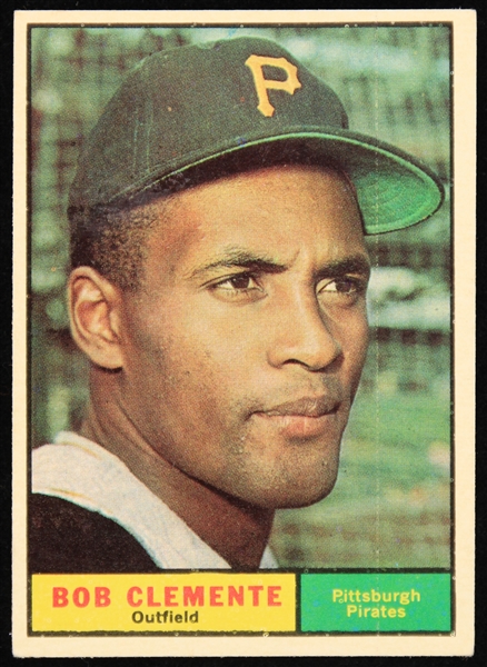 1961 Roberto Clemente Pittsburgh Pirates Topps Baseball Trading Card