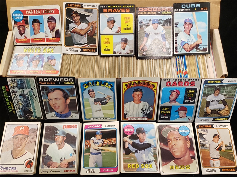 1960s-1970s Assorted Card Lot (600+)