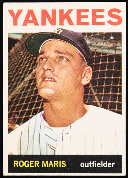 1964 Roger Maris New York Yankees Topps Baseball Trading Card