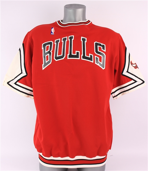 1987-88 Michael Jordan Chicago Bulls Shooting Shirt (MEARS LOA)