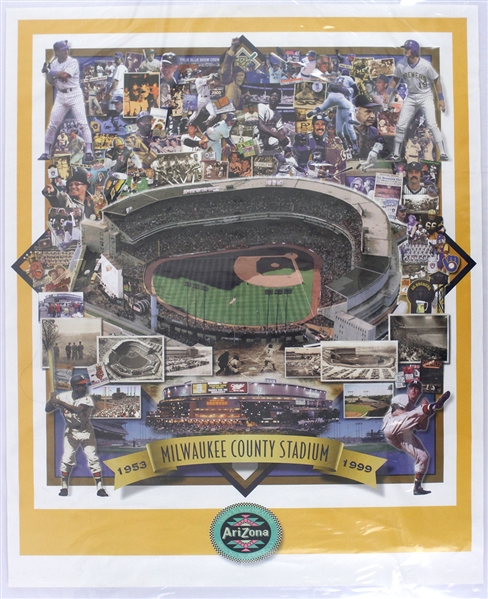 1953-1999 Milwaukee County Stadium 22"x 27" Posters (Lot of 600+)