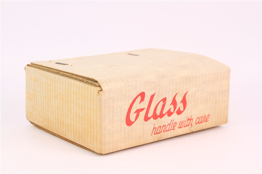 1969 Seattle Pilots Milk Glass Unopened Box of Mugs (sold at Sicks Stadium)