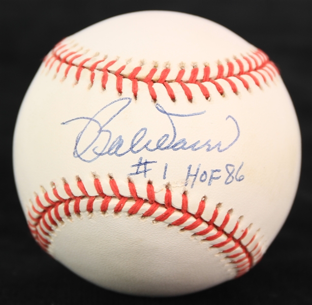 1995-99 Bobby Doerr Boston Red Sox Signed OAL Budig Baseball (JSA)