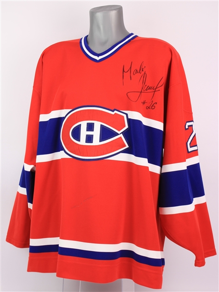 1995-2001 Martin Rucinsky Montreal Canadiens Signed Road Jersey (MEARS LOA/JSA)