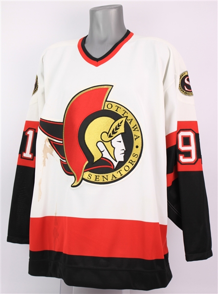 1990s Alexandre Daigle Ottawa Senators Signed Jersey (JSA)