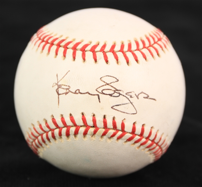 1995-99 Kenny Rogers Country Singer Signed ONL Coleman Baseball (JSA)