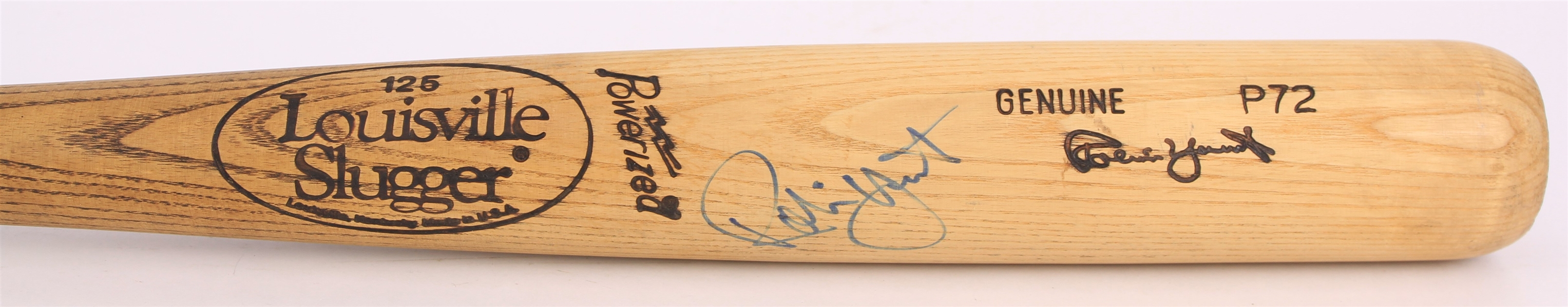 1990 Robin Yount Milwaukee Brewers Signed Louisville Slugger Professional Model Bat (MEARS A7/JSA)