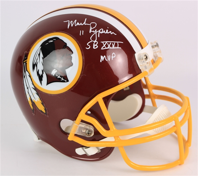 2000s Mark Rypien Washington Redskins Signed Full Size Display Helmet (*JSA*)