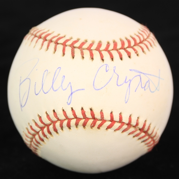 2000s Billy Crystal Signed OML Selig Baseball (JSA)