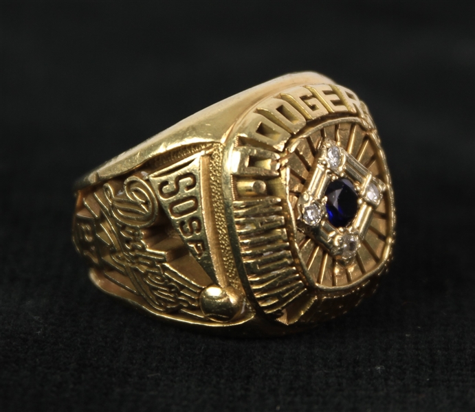 1977 Elias Sosa Los Angeles Dodgers National League Champions Ring (MEARS LOA)