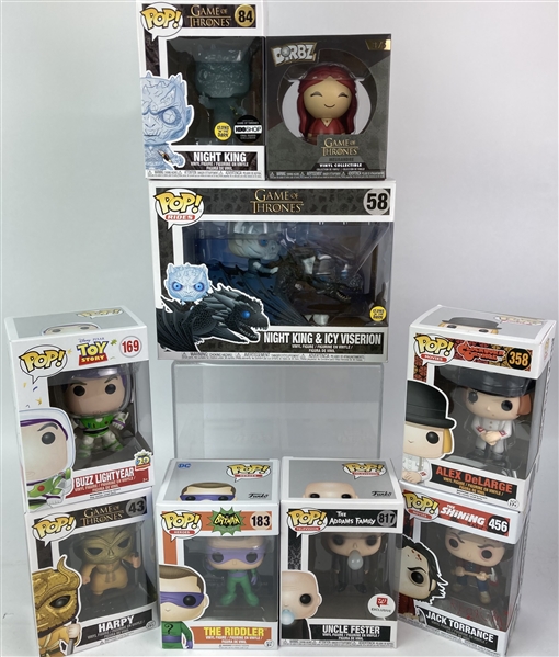 2010s MIB Funko Pop Figure Collection - Lot of 9 w/ Jack Torrance, Alex DeLarge, The Riddler, Buzz Lightyear & More