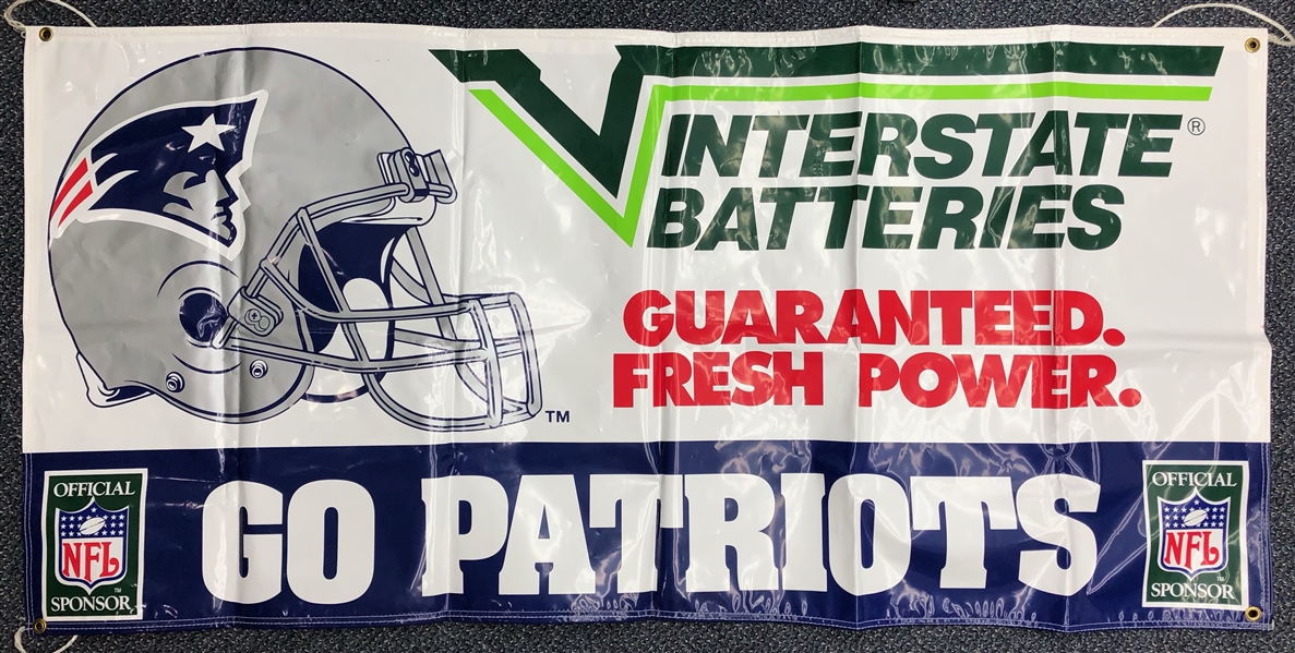 1992 Boston Red Sox and New England Patriots Banners (Lot of 5)