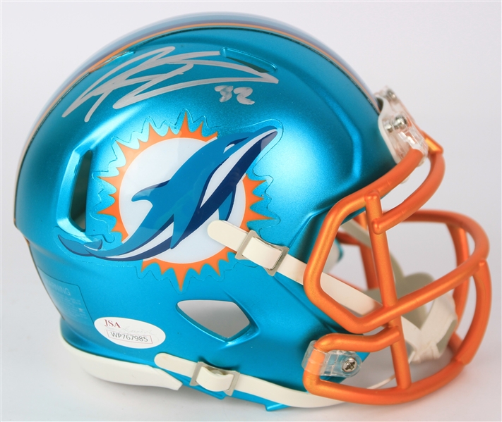 2016-19 Kenayan Drake Miami Dolphins Signed Blaze Mini Helmet (*JSA*)